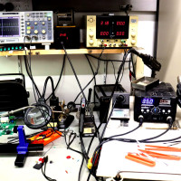 Electronic trouble shooting down to component level