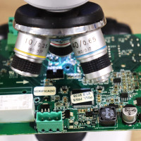 Tracing hair cracks and dry solder points